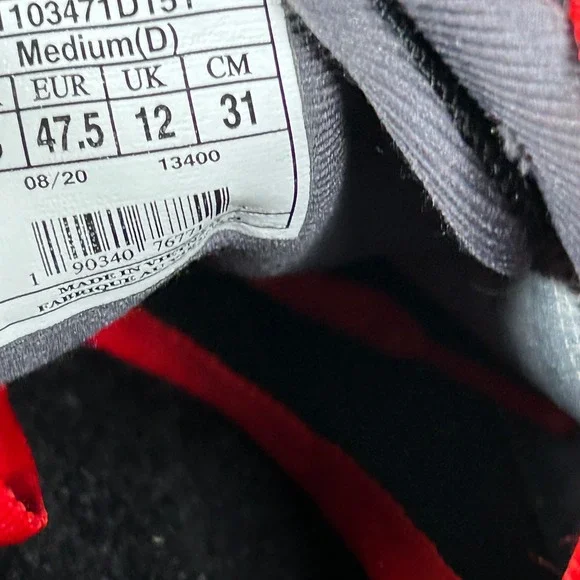 Brooks Revel 4 Mens Running Shoes White Black Red 1103471D151 Size 13 D - Picture 9 of 10